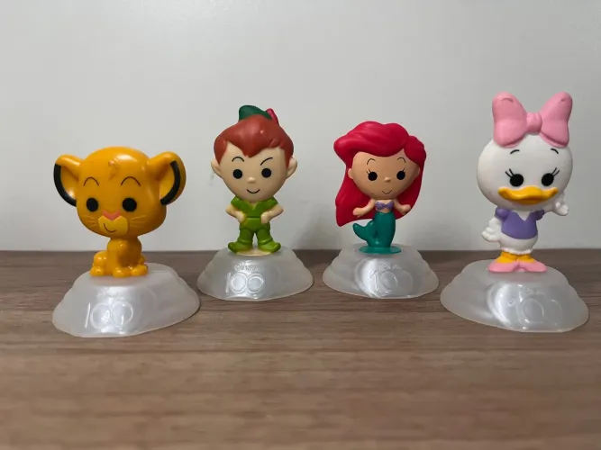 Miniaturas McDonalds Disney 100 anos