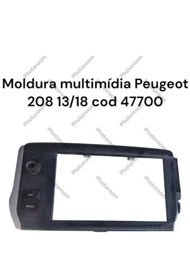 Moldura multimídia Peugeot 208 13/18