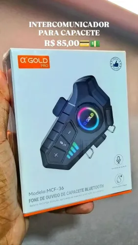 Intercomunicador para capacete moto