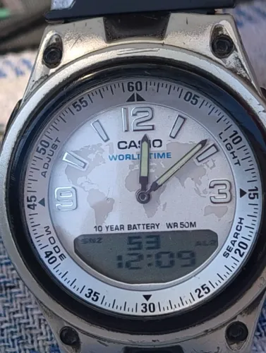Relógio Casio Original Hora Mundial 