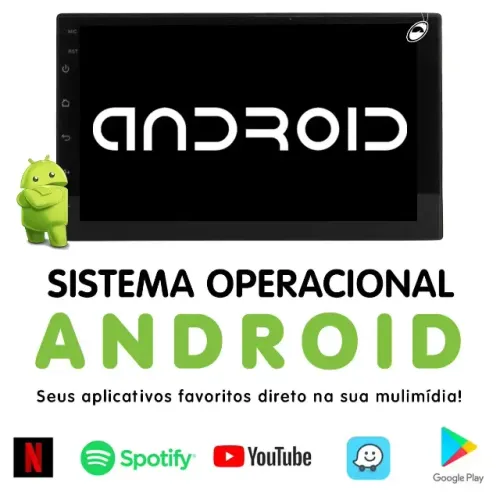 Central Multimídia Mp5 Android 2Din 7 Polegadas Knupp 32g