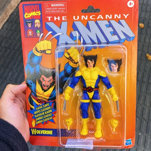Action Figure Wolverine X-Men Retrô Marvel Legends