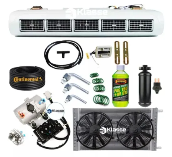 Kit Ar Condicionado ELÉTRICO Caminhão/Motorhome - Novo(O MOTOR NÃO PRECISA ESTAR LIGADO)