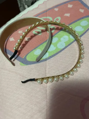 Vendo Tiara de pérolas + Tiara branca