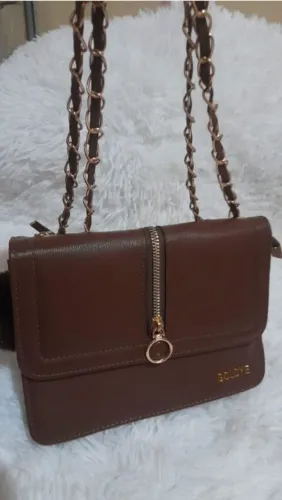 Bolsa de lado marrom 