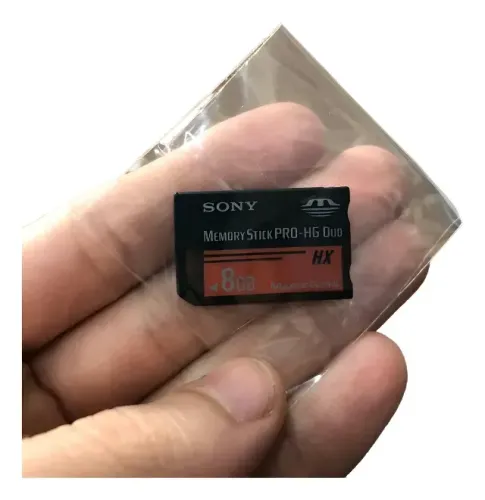Cartão De Memória Memory Stick Pro Duo 8gb Psp Sony Original