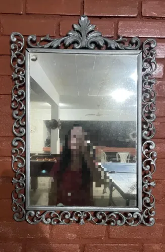 Moldura de espelho de metal 40x55