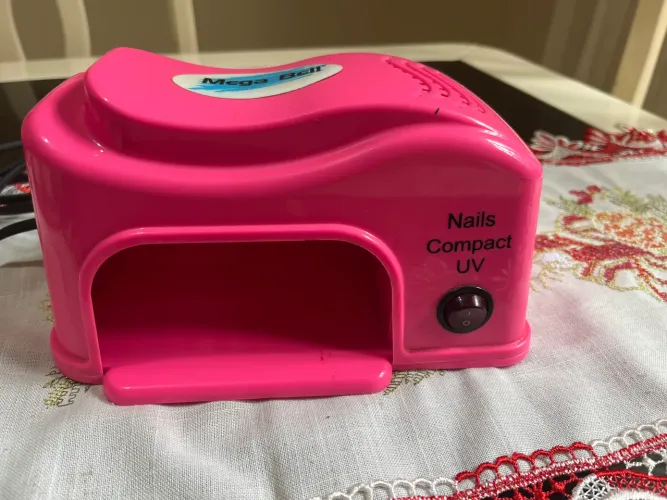 Cabine de Led Para Unhas de Gel e Acrigel 110v Pink -Megabell