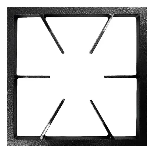 1 Grelha 30x30 Ferro Fundido 6 Dedos Fogão Industrial