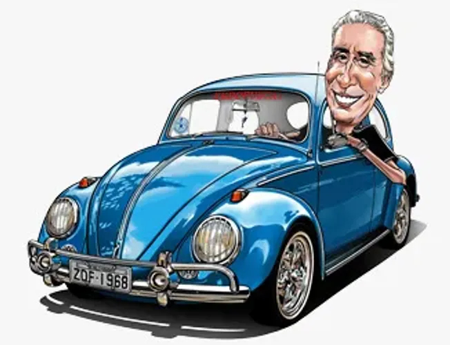 Lata do motor Fusca 1600 motor dupla carburação Volkswagen VW