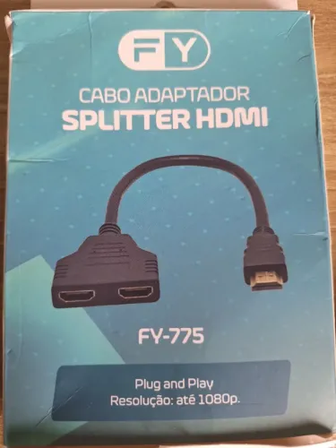 Vendo Cabo Divisor Duplicador Y HDMI Macho X 2 HDMI Femea (1.4V) 0,3M XT-2010