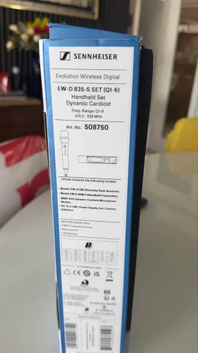 Microfone sem fio Sennheiser EWD 835-S Novíssimo 