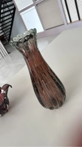 Vaso Murano Vintage Rose 