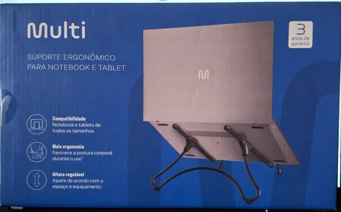 Suporte Ergonômico para Notebook e Tablet Multi