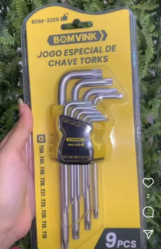 Kit chave torx