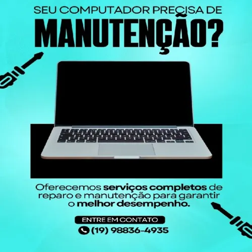 Manutenção de computadores e Notebook 