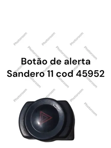 Botão de Alerta Sandero 11 - Cod 45952