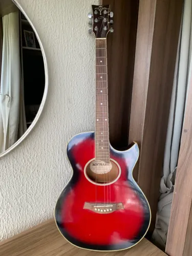 Violão Michael Vermelho Degradê