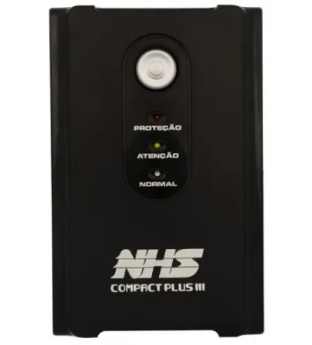 Nobreak NHS COMPACT PLUS II (1200VA/2b.7Ah/Preto)