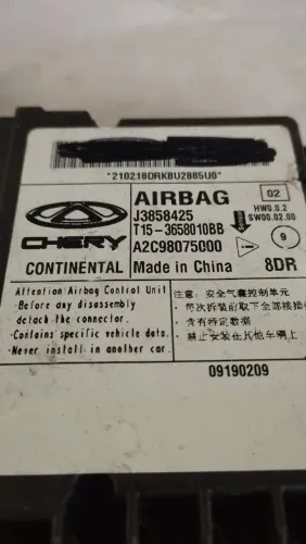 Centralina do Airbag Chery tiggo J3858425