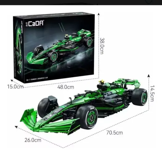 BLOCOS DE MONTAR FORMULA 1 SAUBER F1 2554 PEÇAS MARCA CADA MOD C64010