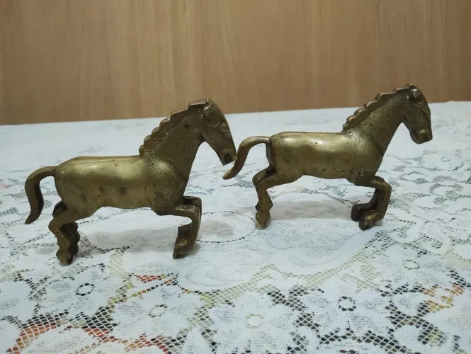  Cavalos em Bronze - 