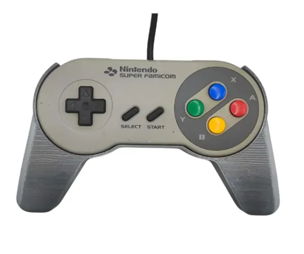Grip ergonômico compatível com Super Nintendo, Super Famicom e 8BitDo SN30