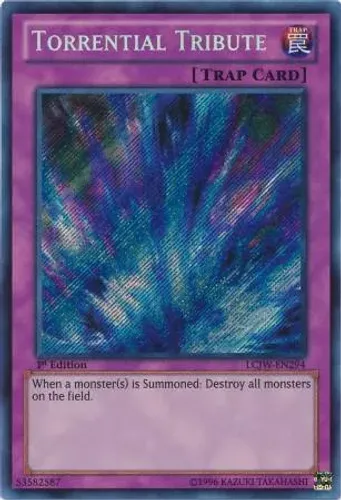 Yugioh!!! Torrential Tribute LCJW-EN294 Secret Rare