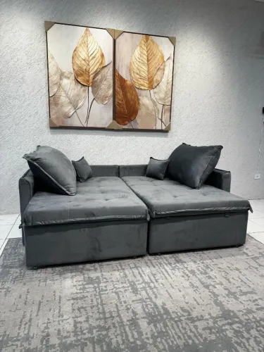 Sofá 2 Lugares Compacto Sem Caixa - Ideal para Sala Pequena