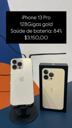 Iphone 13 Pro 128 GB GOLD bateria 84%