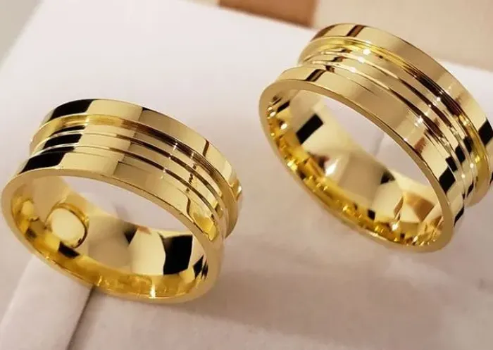 Alianças Buvagary 10mm Casamento Garantia Vitalícia