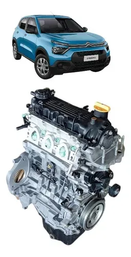 Motor Parcial Citroen Novo C3 1.0 2024 2025 Original