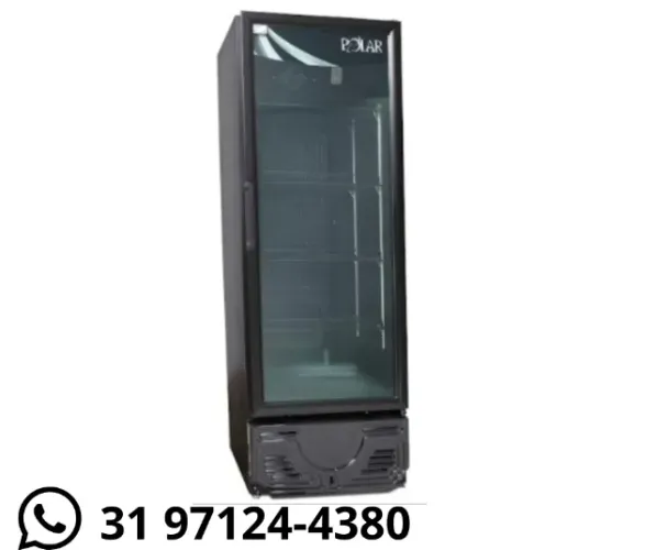 Refrigerador Expositor de Bebidas Polar Preto 220v