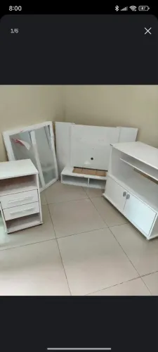 Desapego conjunto de Móveis brancos 