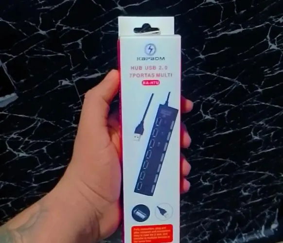 Hub USB 2.0 7 Portas Multi