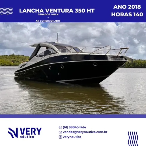 Lancha Ventura 350 HT - Ano 2018 - Gerador ONAN + JOYSTICK