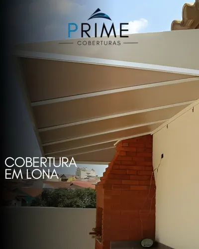cobertura em lona