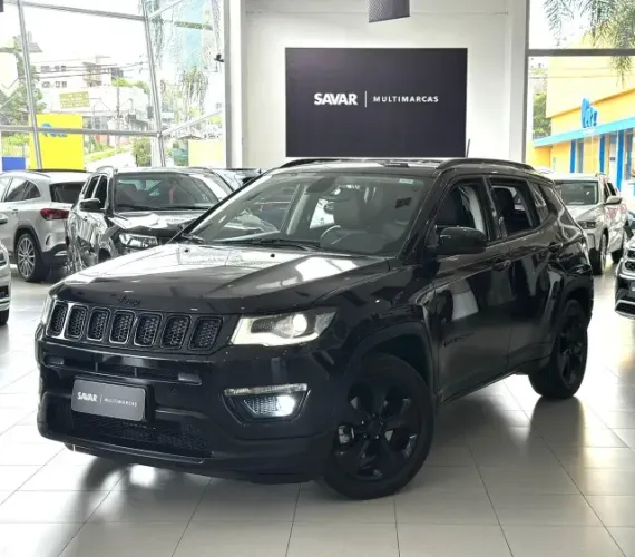 JEEP COMPASS LONG FLEX / 2020 / 78.101 KM / R$ 98.800,00 (Savar Multimarcas NH)