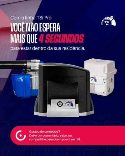 Portão eletrônico TSi Pro - Acesso rápido!
