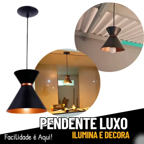 Luminária Pendente de Luxo para Sala, Quarto e Cozinha Ilumine Seu Espaço com Estilo _ CS3
