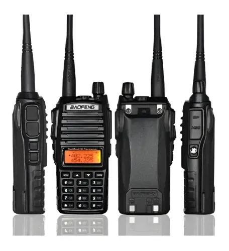 Walkie Talkie Baofeng Uv82 De Longo Alcance Uhf Vhf Cor Preto