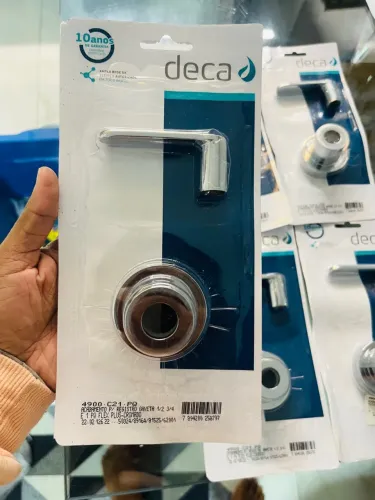 Acabamento Deca P/ Registro 1/2, 3/4 E 1 Pq flex Plus - Cromado.