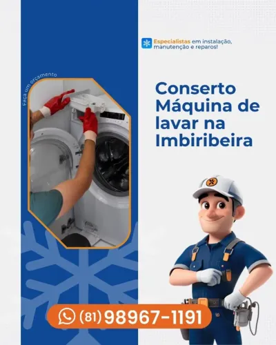 Conserto Máquina de Lavar na Imbiribeira 