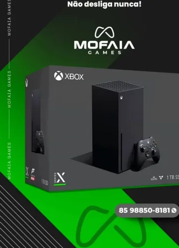 Xbox Series x seminovos com garantia cinco meses dois controles 