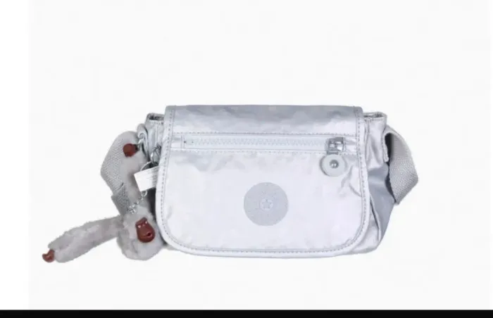 Bolsa Kipling Prata Original