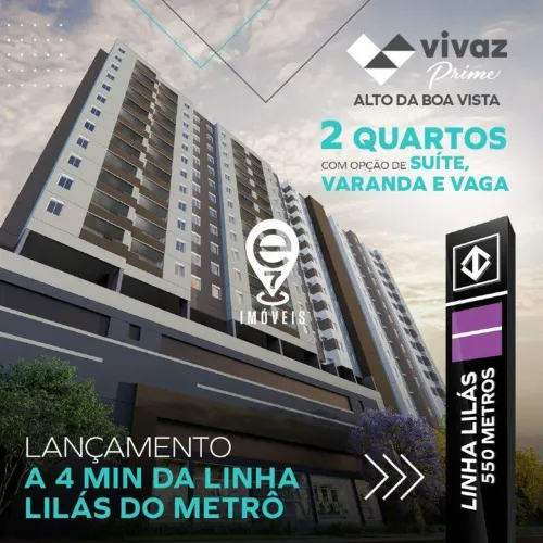 Apartamento à venda, 2 quartos, 1 suíte, 1 vaga, Santo Amaro - São Paulo/SP
