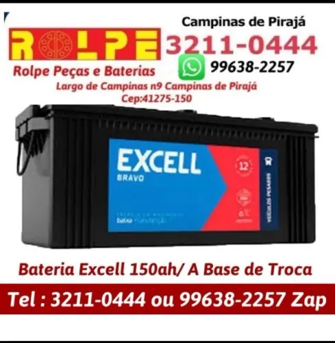Bateria \ 150 AMPERES \Excell