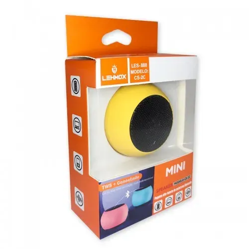 Caixa de Som Bluetooth Lehmox CS-2C