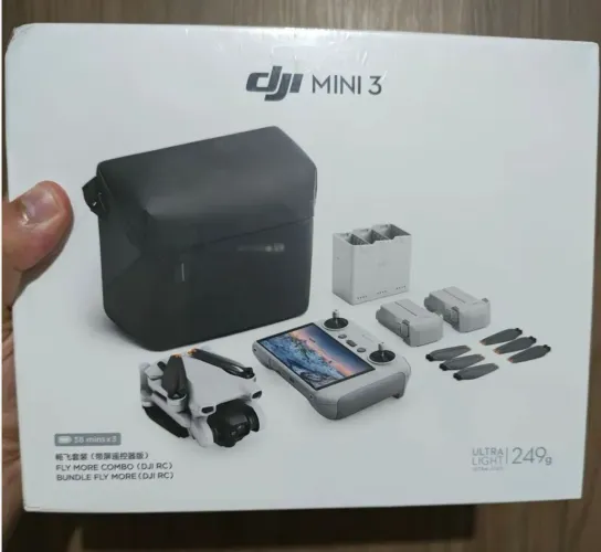 Drone DJI Mini 3 Fly More Combo - Novo!