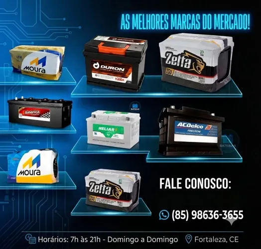 Baterias boa e de qualidade!
